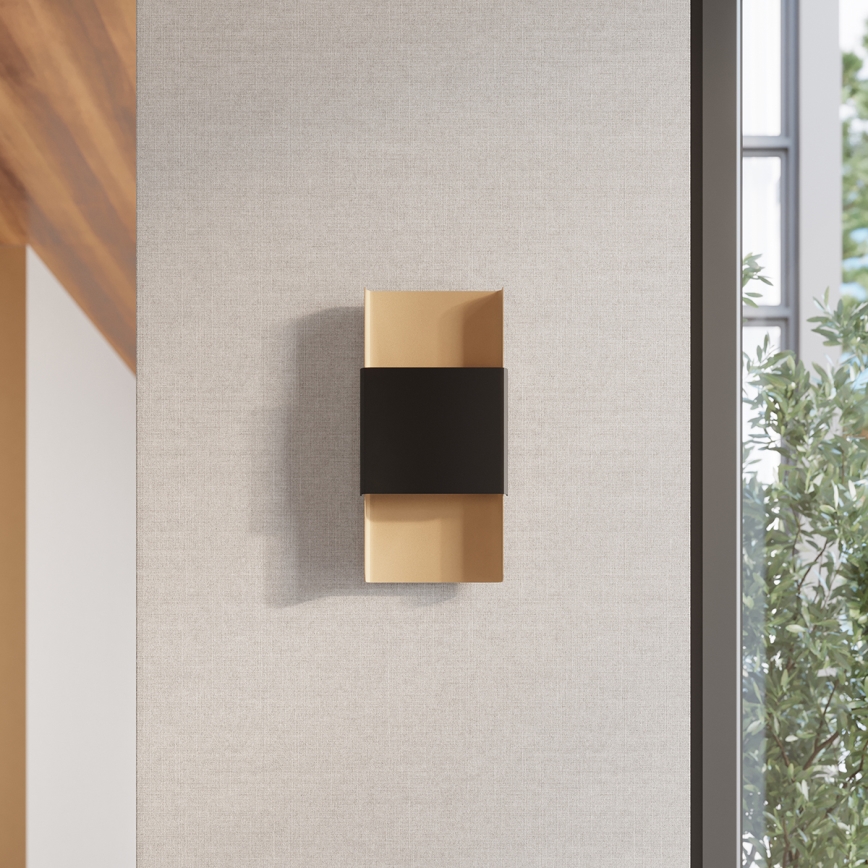 Iluminação de parede DURLIN 2xG9/8W/230V dourado/preto