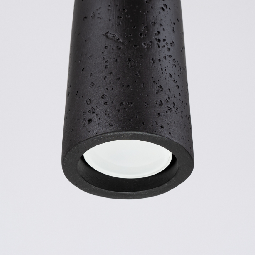 Candeeiro suspenso ELECTRA 1xGU10/10W/230V betão/preto