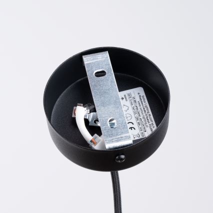 Candeeiro suspenso ELECTRA 1xGU10/10W/230V betão/preto