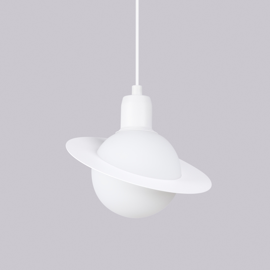 Candeeiro suspenso HYPERION 1xG9/8W/230V branco