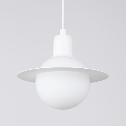 Candeeiro suspenso HYPERION 1xG9/8W/230V branco