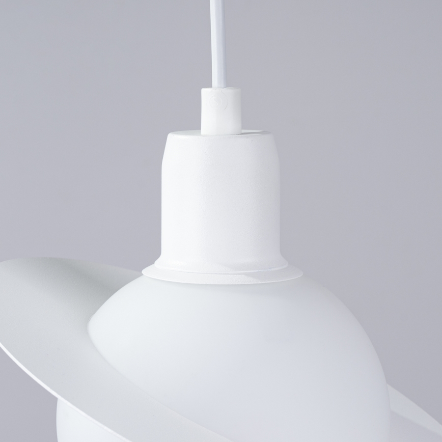 Candeeiro suspenso HYPERION 1xG9/8W/230V branco