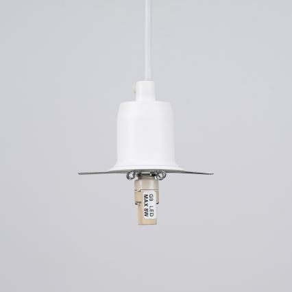 Candeeiro suspenso HYPERION 1xG9/8W/230V branco