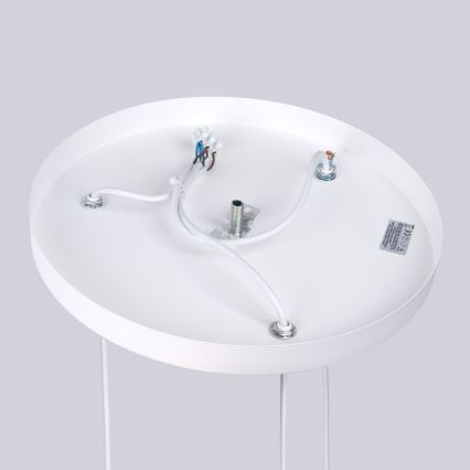 Candeeiro suspenso HYPERION 3xG9/8W/230V branco