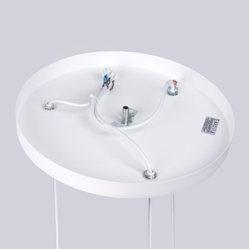 Candeeiro suspenso HYPERION 3xG9/8W/230V branco