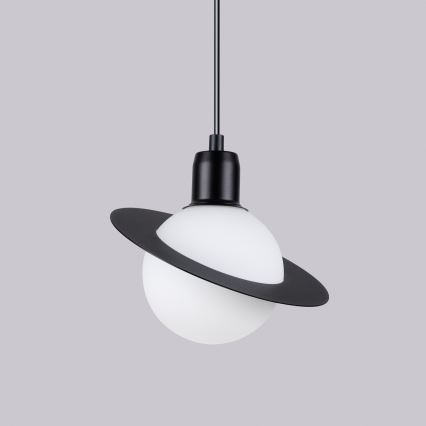 Candeeiro suspenso HYPERION 1xG9/8W/230V preto