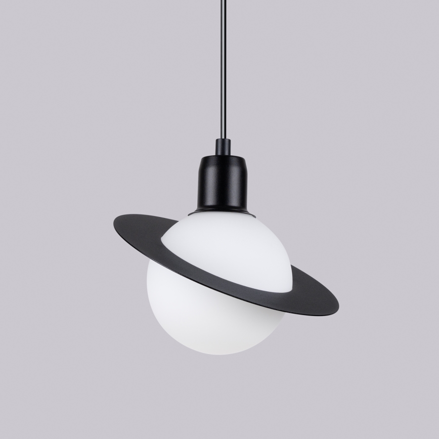 Candeeiro suspenso HYPERION 1xG9/8W/230V preto