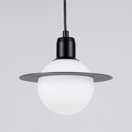 Candeeiro suspenso HYPERION 1xG9/8W/230V preto