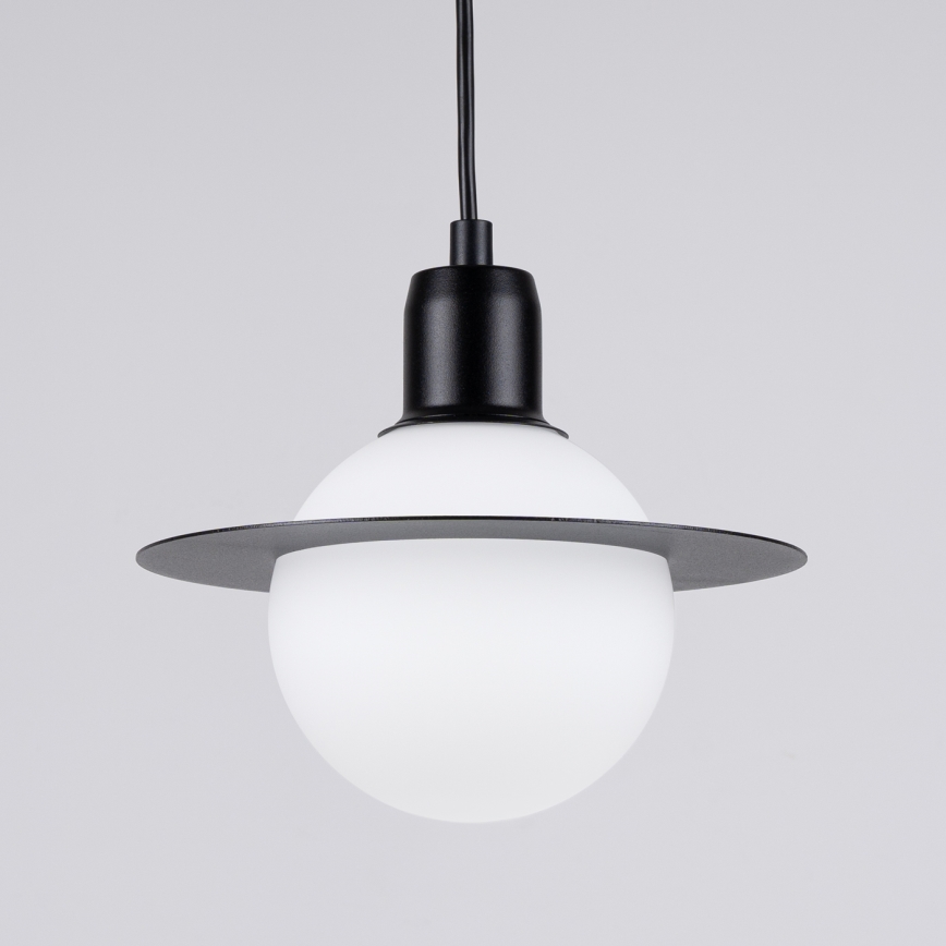 Candeeiro suspenso HYPERION 1xG9/8W/230V preto