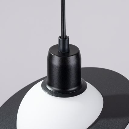 Candeeiro suspenso HYPERION 1xG9/8W/230V preto