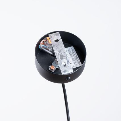 Candeeiro suspenso HYPERION 1xG9/8W/230V preto