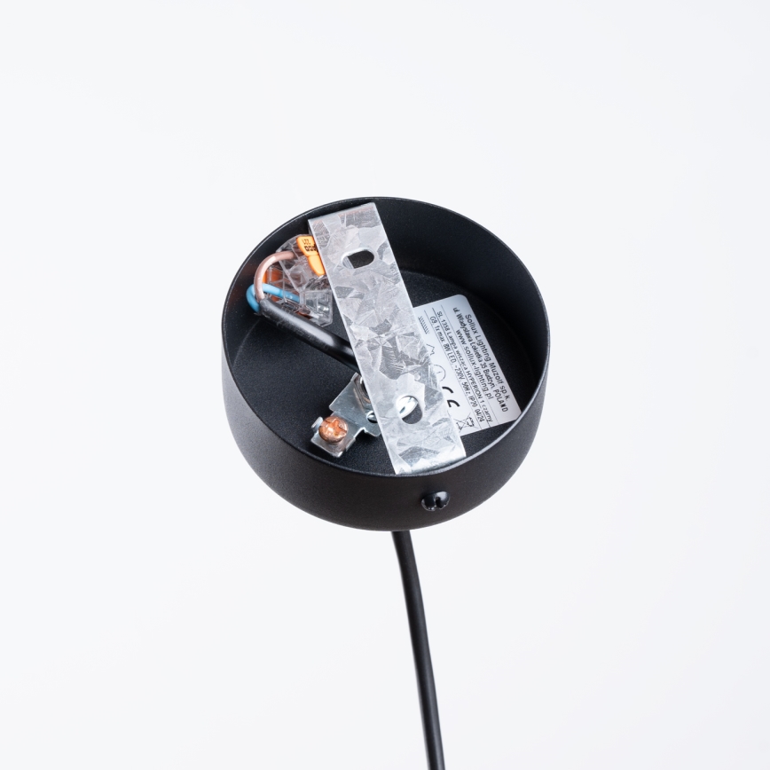 Candeeiro suspenso HYPERION 1xG9/8W/230V preto