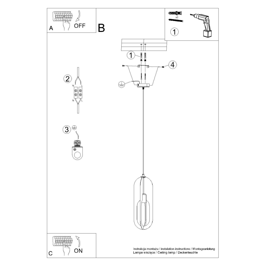Candeeiro suspenso NICUS 1xE27/15W/230V branco