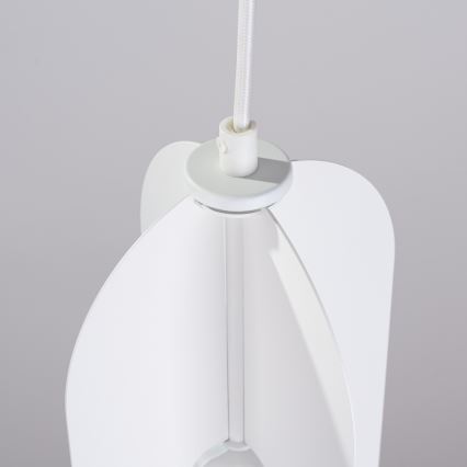 Candeeiro suspenso NICUS 3xE27/15W/230V branco