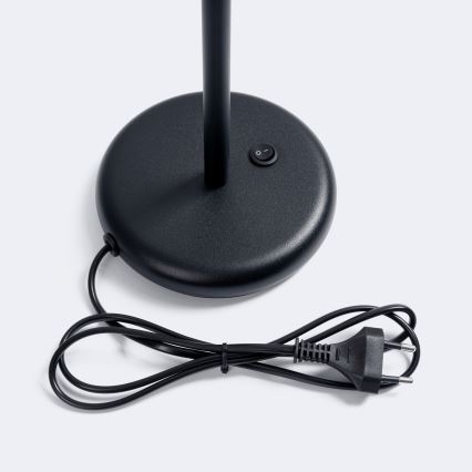 Candeeiro de mesa WINX 1xGU10/10W/230V preto/cromado brilhante