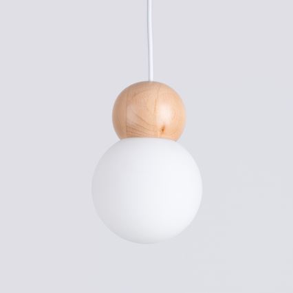 Candeeiro suspenso PEKKA 1xG9/8W/230V branco