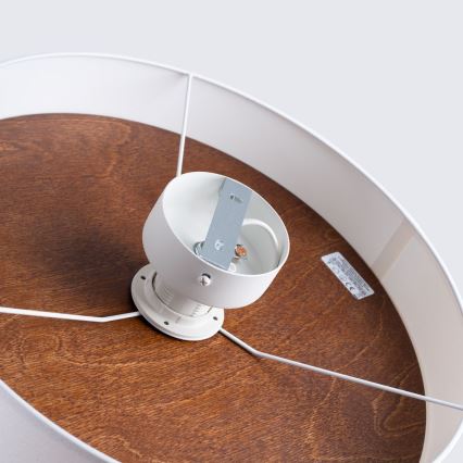 Iluminação de teto TELESTO 1xE27/15W/230V diâmetro 35 cm branco/castanho