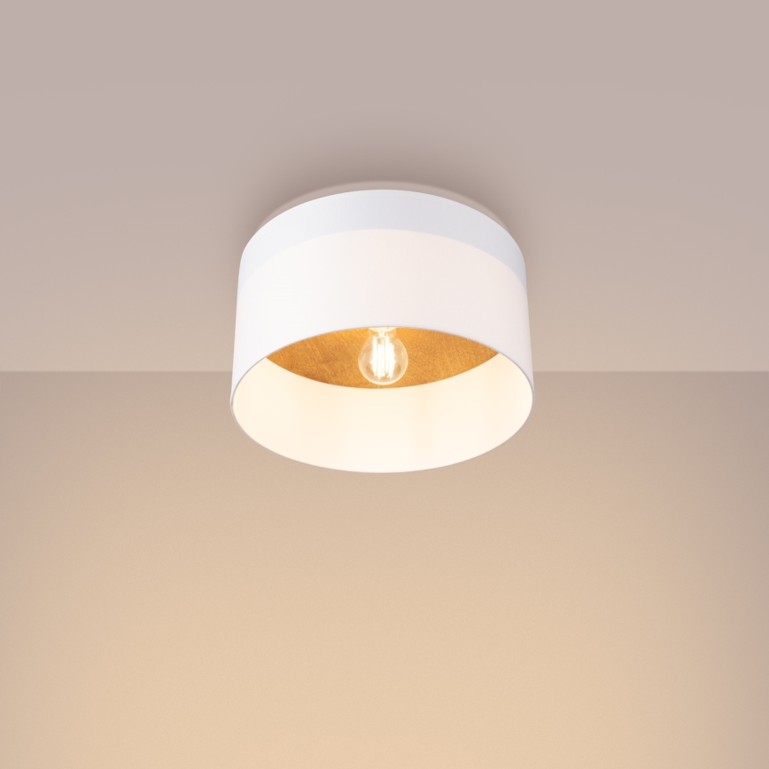 Iluminação de teto TELESTO 1xE27/15W/230V diâmetro 35 cm branco/bege