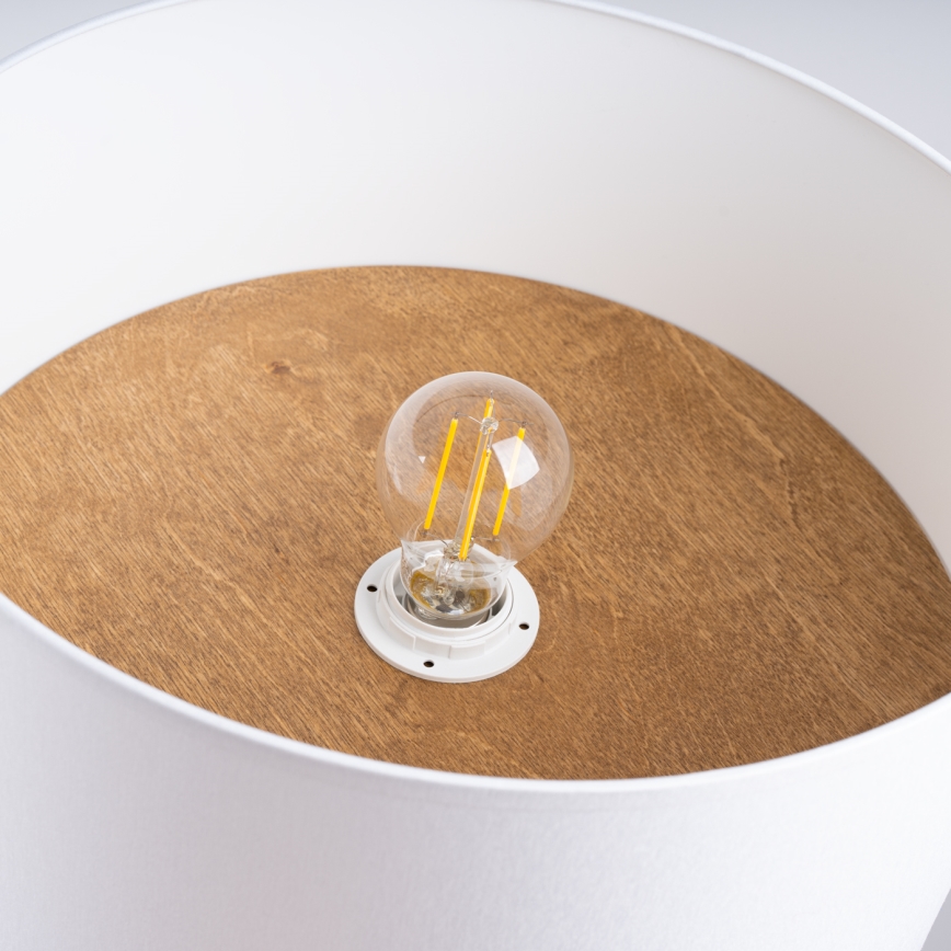 Iluminação de teto TELESTO 1xE27/15W/230V diâmetro 35 cm branco/bege