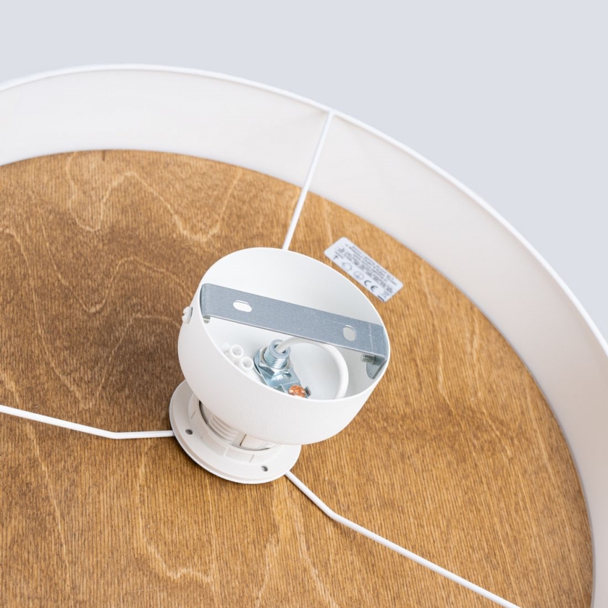 Iluminação de teto TELESTO 1xE27/15W/230V diâmetro 35 cm branco/bege
