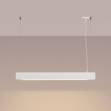 Candeeiro suspenso LED SPARK 1xG13/8,5W/230V branco