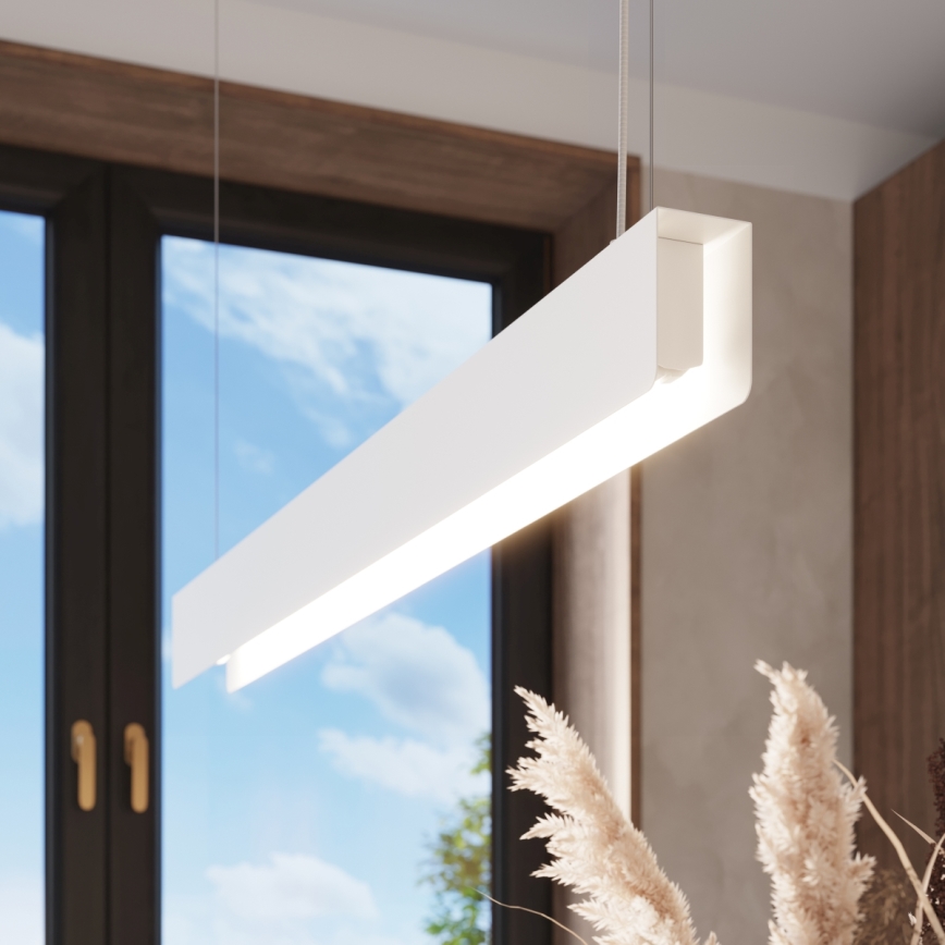 Candeeiro suspenso LED SPARK 1xG13/8,5W/230V branco