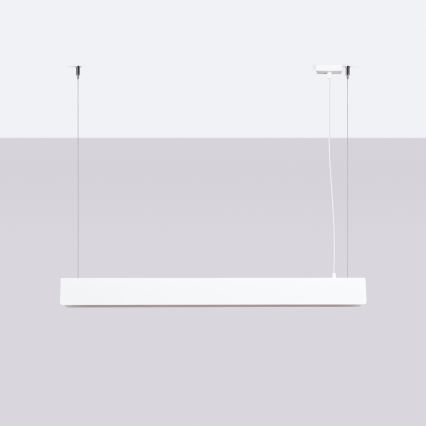 Candeeiro suspenso LED SPARK 1xG13/8,5W/230V branco