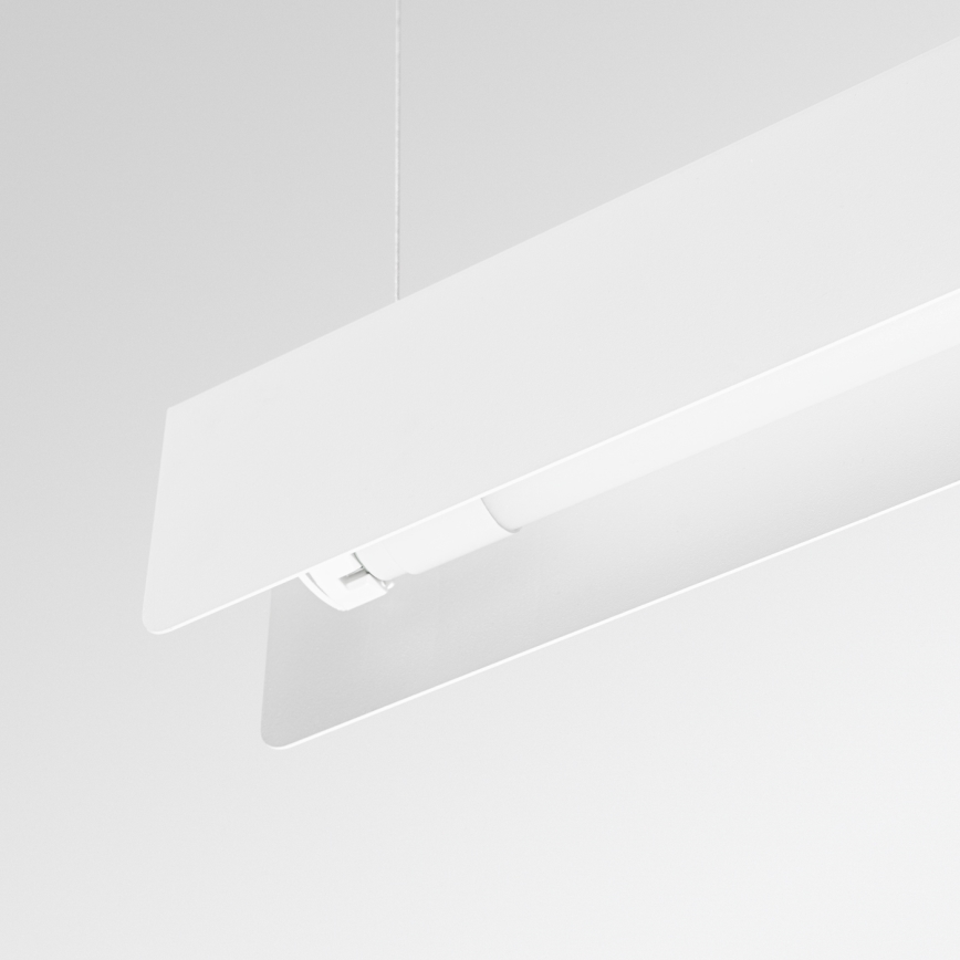 Candeeiro suspenso LED SPARK 1xG13/8,5W/230V branco