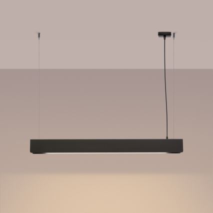 Candeeiro suspenso LED SPARK 1xG13/8,5W/230V preto