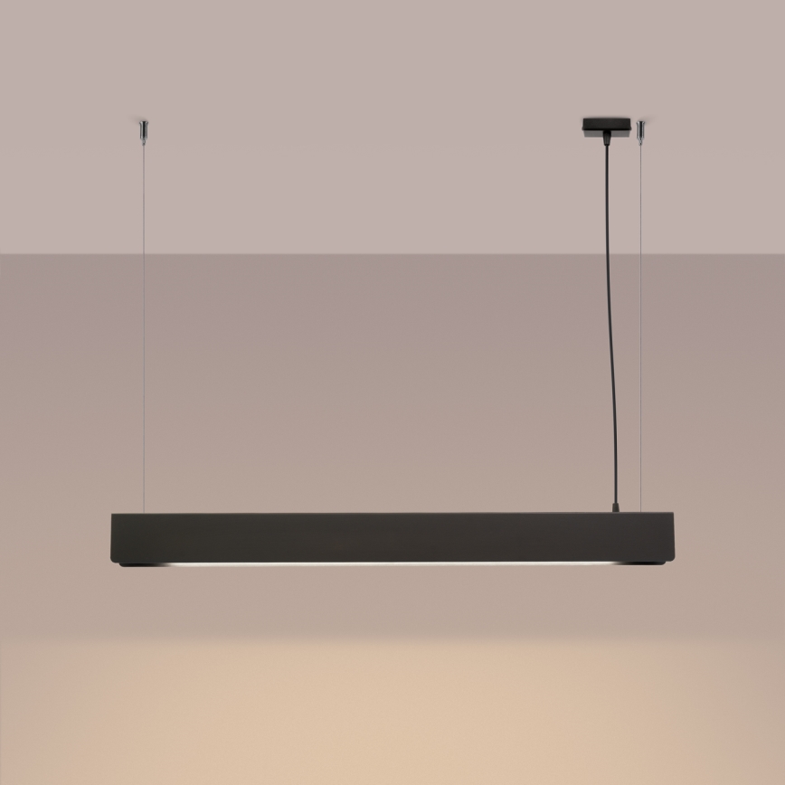 Candeeiro suspenso LED SPARK 1xG13/8,5W/230V preto