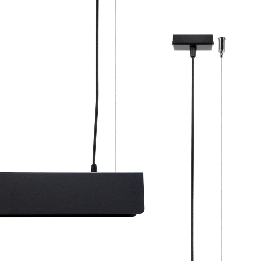 Candeeiro suspenso LED SPARK 1xG13/8,5W/230V preto