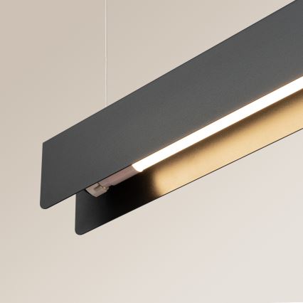 Candeeiro suspenso LED SPARK 1xG13/8,5W/230V preto