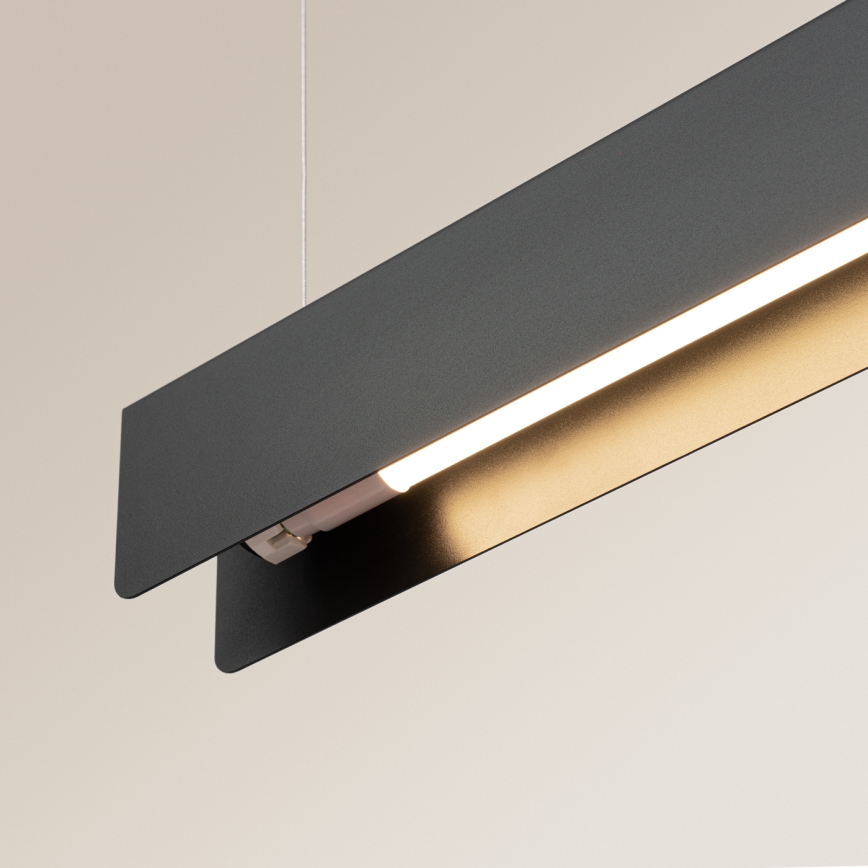 Candeeiro suspenso LED SPARK 1xG13/8,5W/230V preto