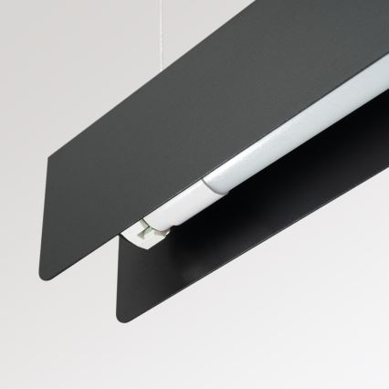 Candeeiro suspenso LED SPARK 1xG13/8,5W/230V preto