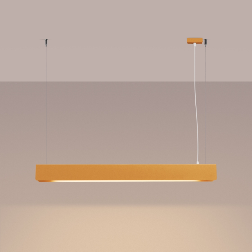 Candeeiro suspenso LED SPARK 1xG13/8,5W/230V dourado