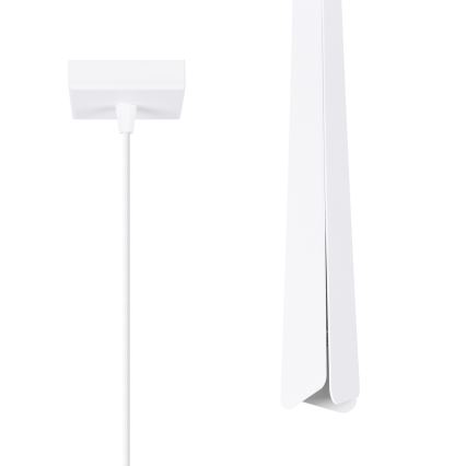 Candeeiro suspenso PRYSM 1xG9/8W/230V branco