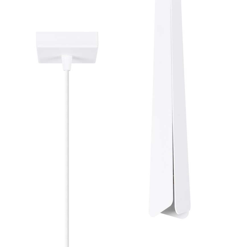 Candeeiro suspenso PRYSM 1xG9/8W/230V branco