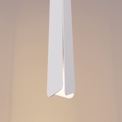 Candeeiro suspenso PRYSM 1xG9/8W/230V branco