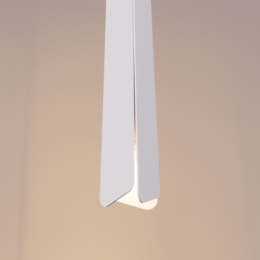 Candeeiro suspenso PRYSM 1xG9/8W/230V branco