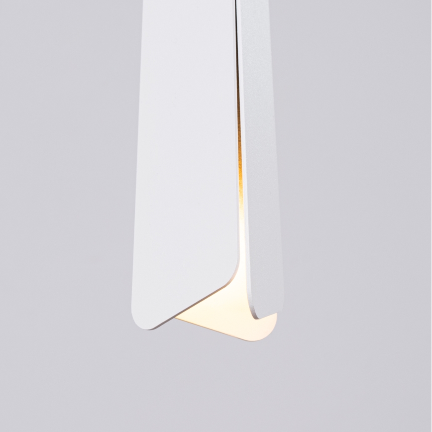 Candeeiro suspenso PRYSM 1xG9/8W/230V branco
