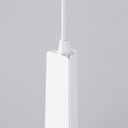 Candeeiro suspenso PRYSM 1xG9/8W/230V branco