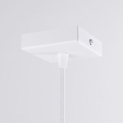 Candeeiro suspenso PRYSM 1xG9/8W/230V branco