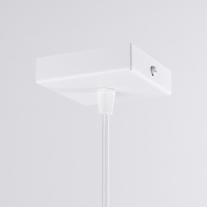 Candeeiro suspenso PRYSM 1xG9/8W/230V branco