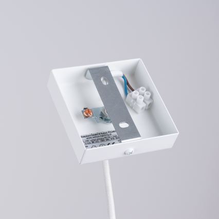 Candeeiro suspenso PRYSM 1xG9/8W/230V branco