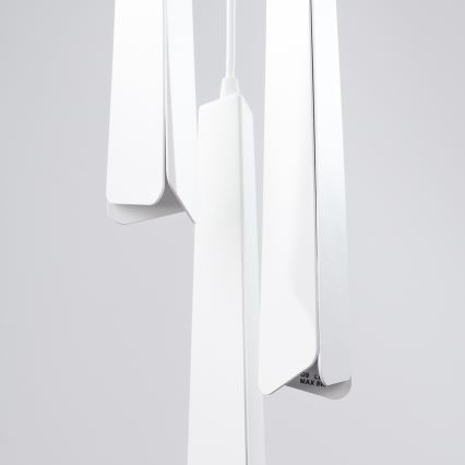 Candeeiro suspenso PRYSM 3xG9/8W/230V branco