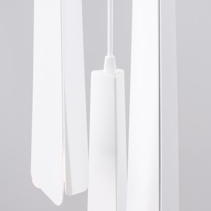 Candeeiro suspenso PRYSM 3xG9/8W/230V branco