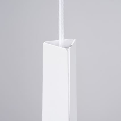 Candeeiro suspenso PRYSM 3xG9/8W/230V branco