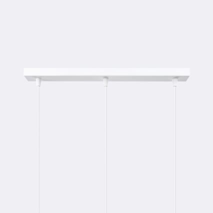 Candeeiro suspenso PRYSM 3xG9/8W/230V branco