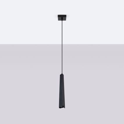 Candeeiro suspenso PRYSM 1xG9/8W/230V preto