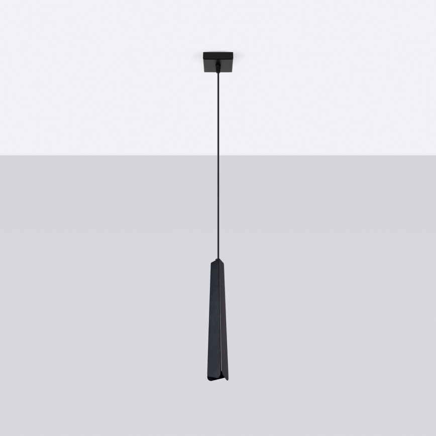 Candeeiro suspenso PRYSM 1xG9/8W/230V preto